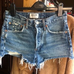 Agolde jean shorts